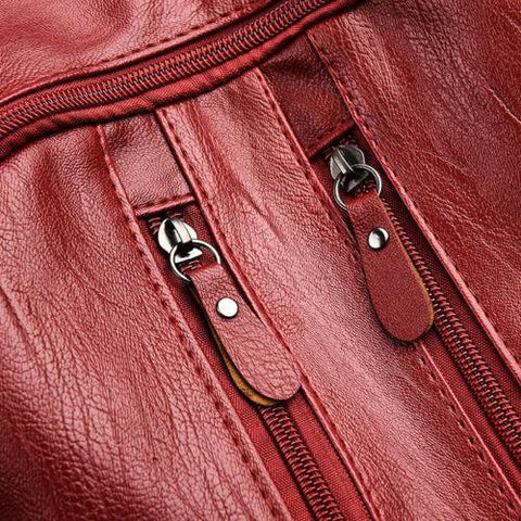 Soft Casual Backpack Large Capacity Adjustable Shoulder Strap-BS00029-Veeddydropshipping