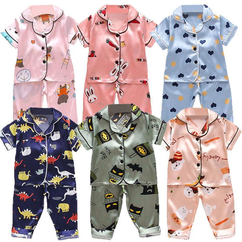Girl Pajama Sets Boy Baby Clothes Kids Sleepwear Pijama Toddler Bear-TB01060-Veeddydropshipping