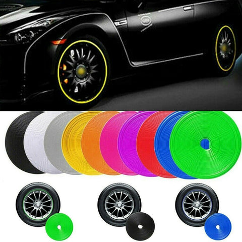 8M/Roll Rim Blades Wheel Rims Protector Decor Strip Tire Guard Line-AM00083-Veeddydropshipping