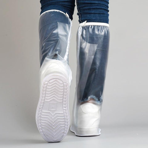 High Tube Rain Shoe Cover with Pressed Edge Thickened-HA00999-Veeddydropshipping