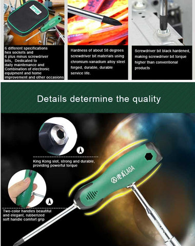 Screwdriver Set Socket  with   Repair tool-TI00144-Veeddydropshipping