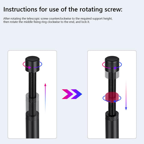 Holder  Rotary Screw Aluminum Alloy  Card Bracket-CO00166-Veeddydropshipping