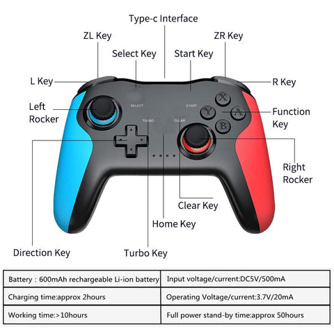 Wireless Controller PC TV Box Shock Joystick Gamepad-Veeddydropshipping