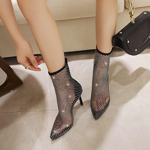 Sandalen Enkellaarsjes Stiletto Hoge Hakken Vrouwelijke-BS00876-Veeddydropshipping