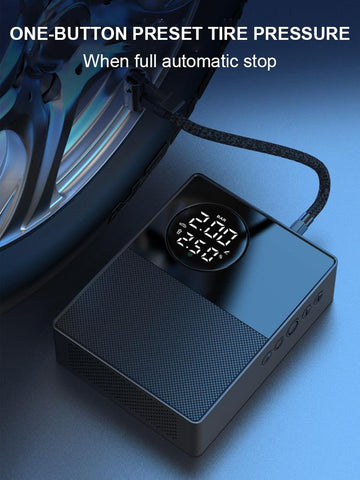 2 In 1 Car Jump Starter Power Bank Portable Air Compressor Inflator-AM00760-Veeddydropshipping
