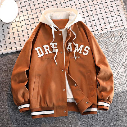 Uniform  Jacket Quality Hip-hop Retro Student-MF01077-Veeddydropshipping
