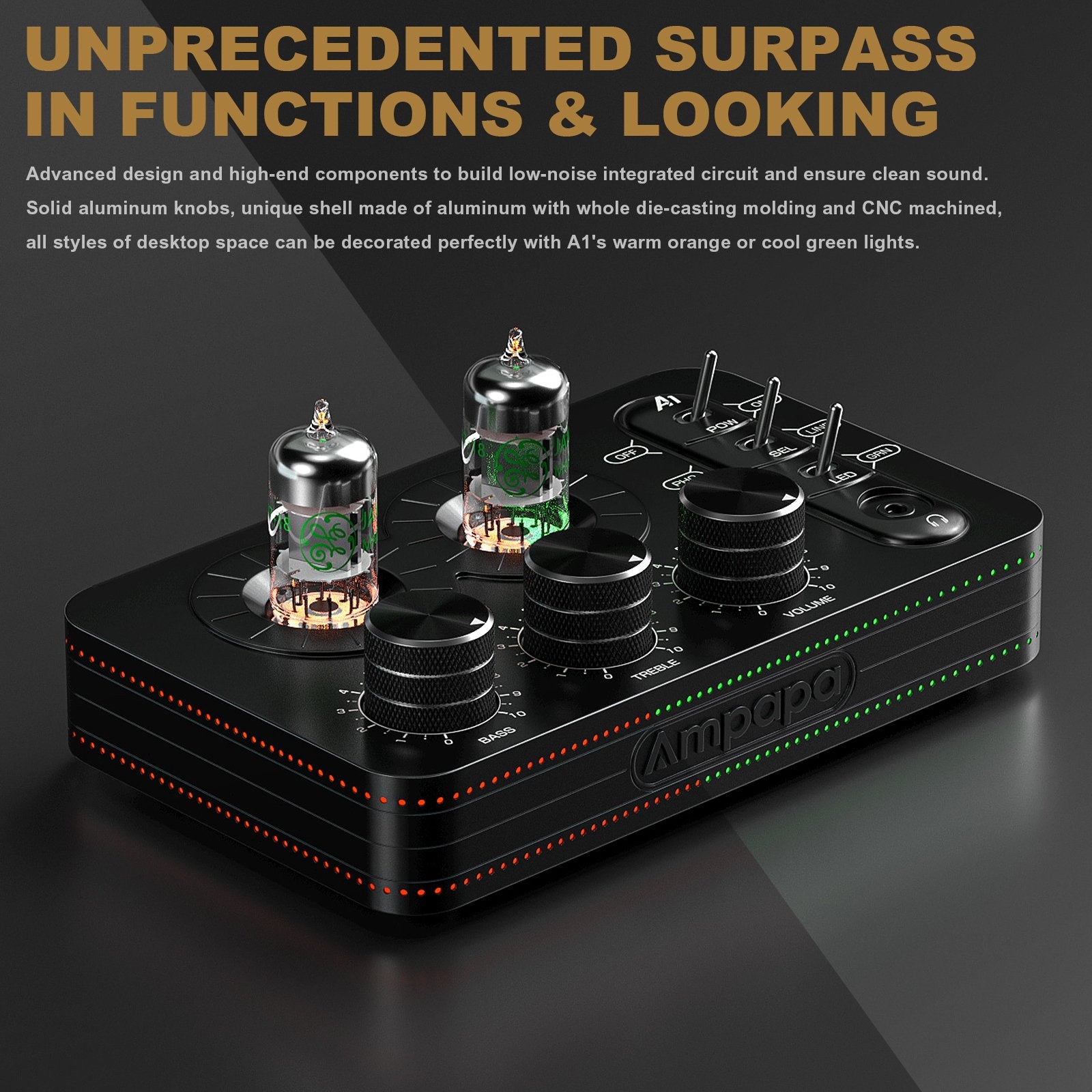 Vacuum Tube Phono Preamp Audio Headphone Amplifier-Veeddydropshipping