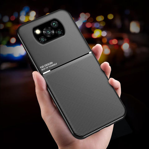Luxury Business Shock Anti-fall Phone Case For Xiaomi Poco X3 Nfc Pro-PA00339-Veeddydropshipping