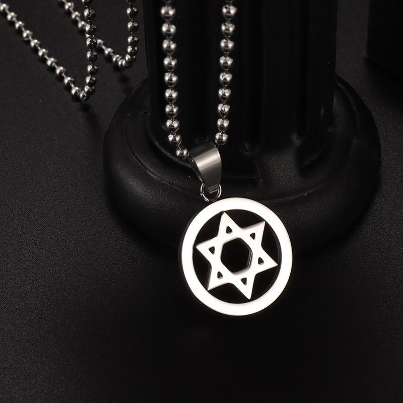 Pendant  Fashion Two Tone Stainless Steel Necklace  Jewelry Gift -JW00264-Veeddydropshipping