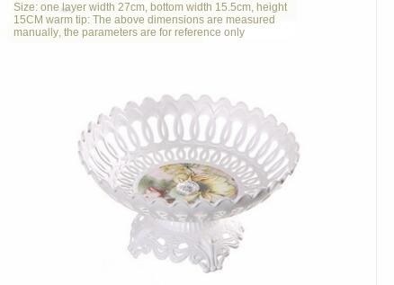Household multi-layer fruit plate table bowl-HA01313-Veeddydropshipping