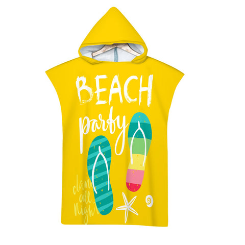Customizable Summer Fruit Microfiber Quick Dry Hooded Beach Towel Adult Kids Swim -OS00264-Veeddydropshipping