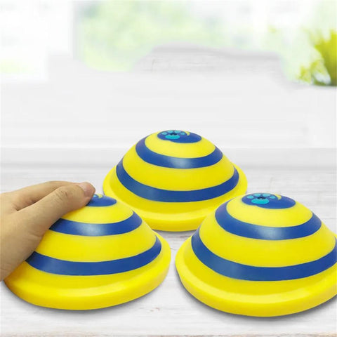 Dog Toy Sounding Flying Saucer Silicone-HA01499-Veeddydropshipping