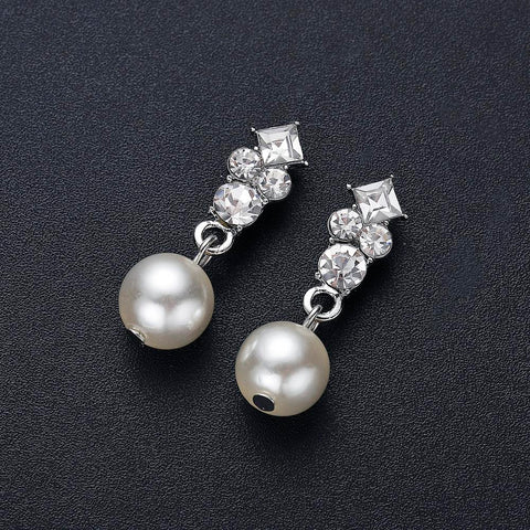 Earring  Necklace Luxury Jewelry Sets Charm Wedding  -JW00355-Veeddydropshipping