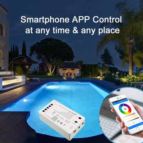 Ultra-Thin LED Underwater Pool Lights RGB DC12V/24V Phone Tuya-TI00951-Veeddydropshipping