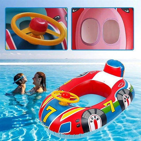 Inflatable Swimming Rings Baby Water Play Games Seat Float Boat Child Swim -OS00063-Veeddydropshipping