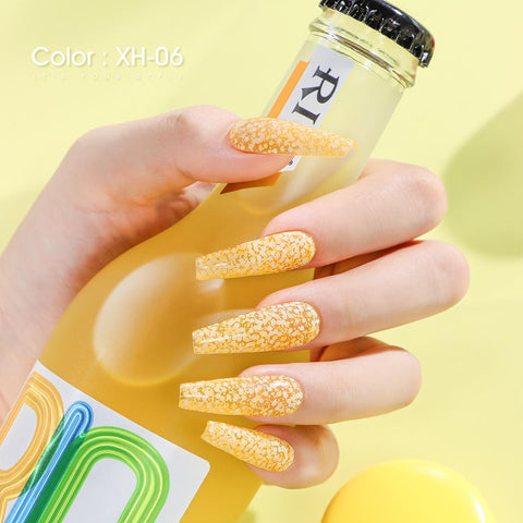 Snow Flake Polish LED Winter Soda White Sequins Nails Art -BH00975-Veeddydropshipping