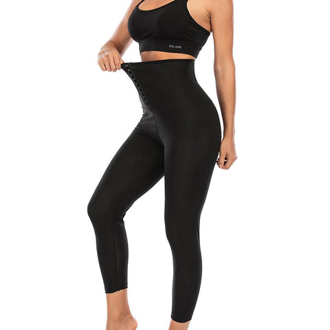 Sweat Sauna Effect Slimming Pants Fitness Shapewear Workout-OS01451-Veeddydropshipping