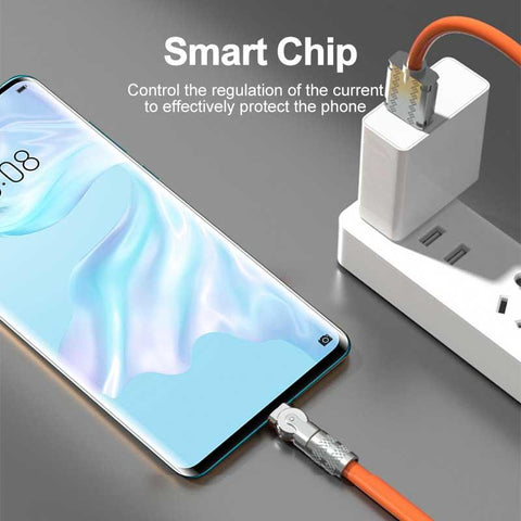 120W 6A Super Fast Charge USB Cable Type-C To iOS Lighting Liquid Silicone Charger Data Line-PA00441-Veeddydropshipping
