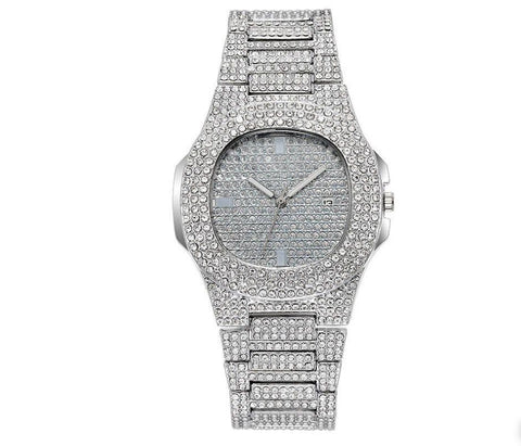 luxury fashion diamond Steel quartz watch Business Sports -JW01071-Veeddydropshipping