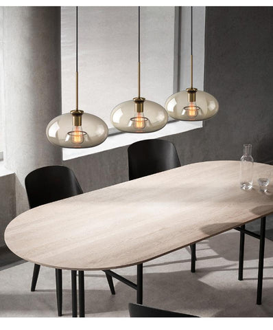 Modern hanging loft Glass Pendant Light-TI00339-Veeddydropshipping