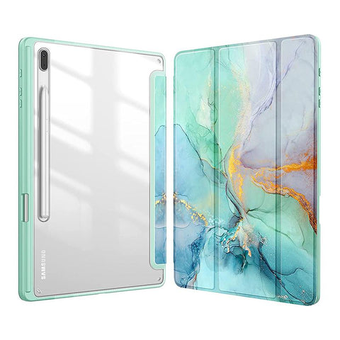 Case Transparent Back Tablet Cover With Pencil Holder-CO00458-Veeddydropshipping
