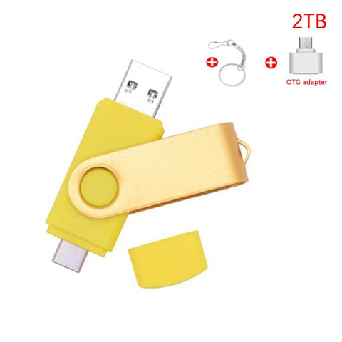 1PC High Speed 32GB 1TB/2TB Metal Pen Drive Usb Stick Usb Flash Drives Flash -CE01472-Veeddydropshipping