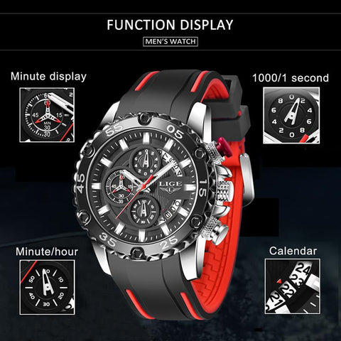 Luminous Men Watch Sport Watches Waterproof Quartz-JW00660-Veeddydropshipping