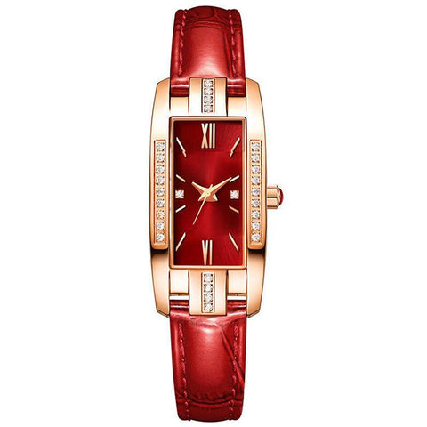 Green Wrist Clock Diamond Quartz Watch Ladies Watches -JW00955-Veeddydropshipping