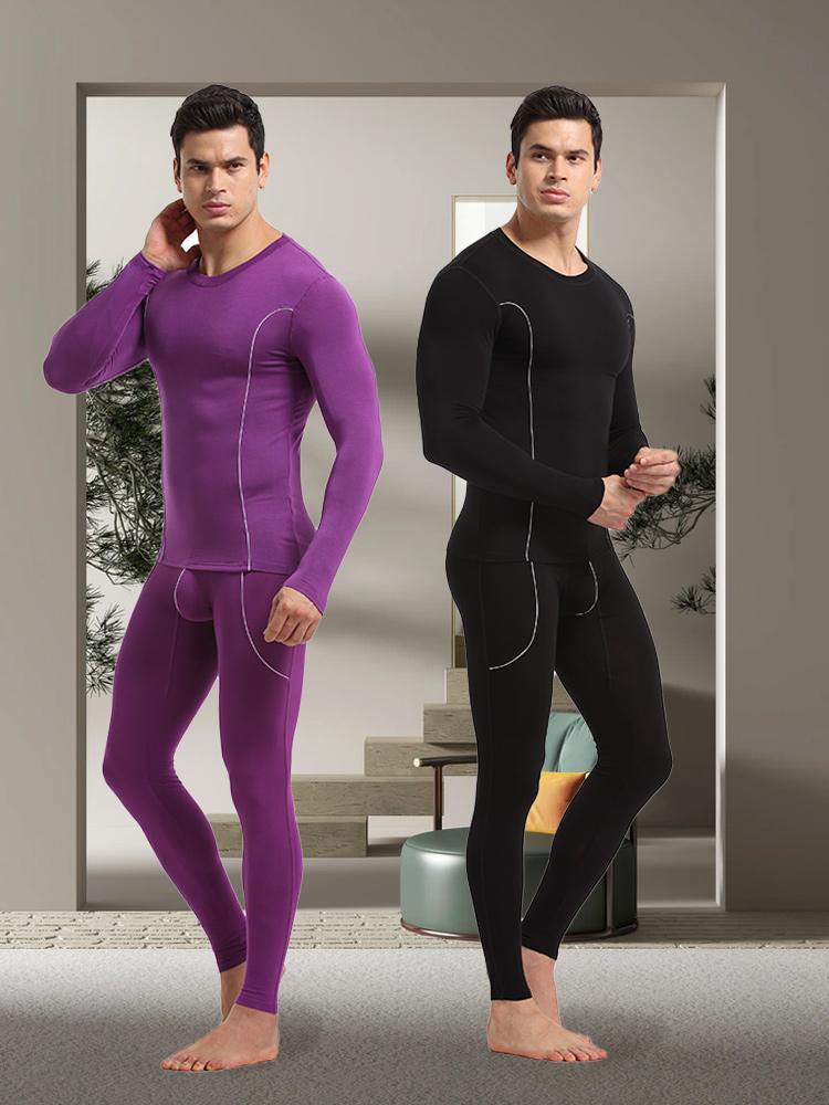 Men Winter Thermo Underwear Long Johns Winter Clothes Men Thick Thermal-MF01628-Veeddydropshipping