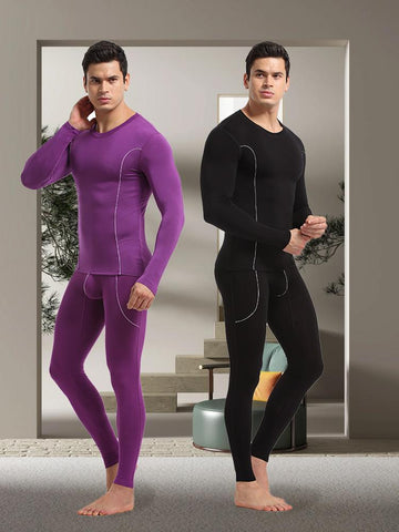 Men Winter Thermo Underwear Long Johns Winter Clothes Men Thick Thermal-MF01628-Veeddydropshipping