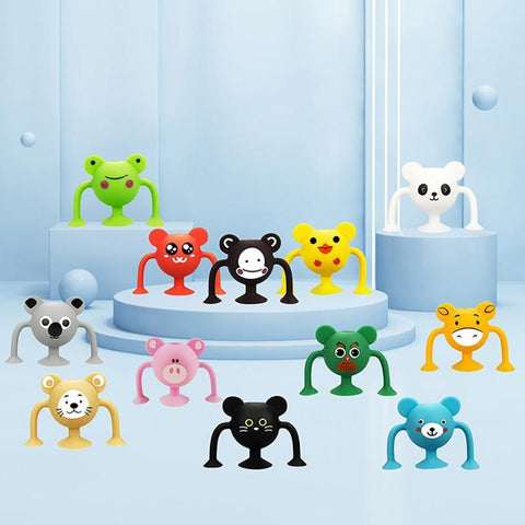 Fun Suction Toys For Children 12pcs Sensory Suction Cup Bath Toy-TB01540-Veeddydropshipping