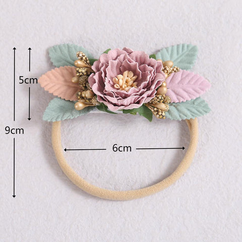 Baby Girl Headband Cute Baby Elastic Hair Band Newborn Head Flower Toddler-TB00478-Veeddydropshipping