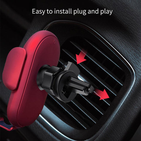 Car Wireless Charger Holder Auto Infrared Sensor-Veeddydropshipping