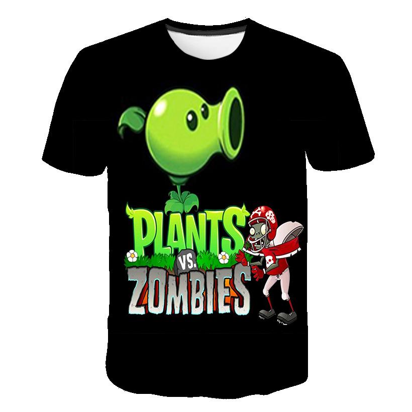 Plants vs Demons Summer T-shirt funny t shirt Boys Girls T-Shirt 3d Print-TB01146-Veeddydropshipping