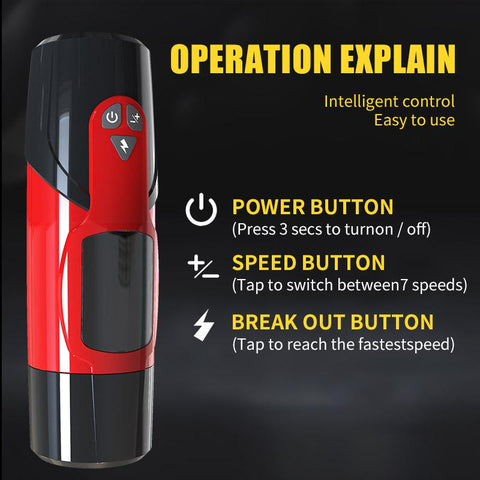 Automatic Male Masturbator Telescopic Rotation Vagina Masturbation Adults Sex -BH01319-Veeddydropshipping
