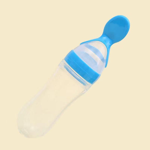 Squeezing Silicone Feeding Training Spoon Eat Fruit Infant Cereal Food-TB00729-Veeddydropshipping