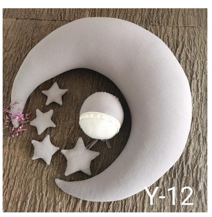 Creative Newborn Photography Theme Moon star poseing pillow props Photo-TB00461-Veeddydropshipping