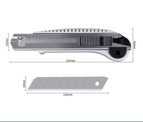 Knife Heavy Duty Cutter Stainless Steel Snap-CO01535-Veeddydropshipping