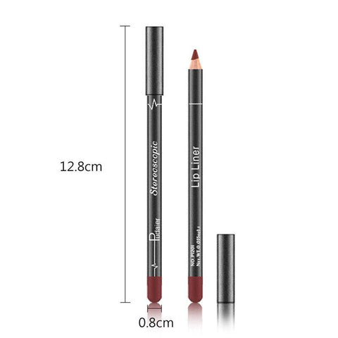 Waterproof Pencil Lipstick Set Pen Matte Lip Liner-BH00646-Veeddydropshipping