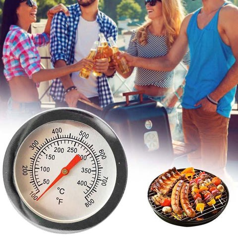 Stainless Steel Smoker Grill Temperature Gauge-HA00990-Veeddydropshipping