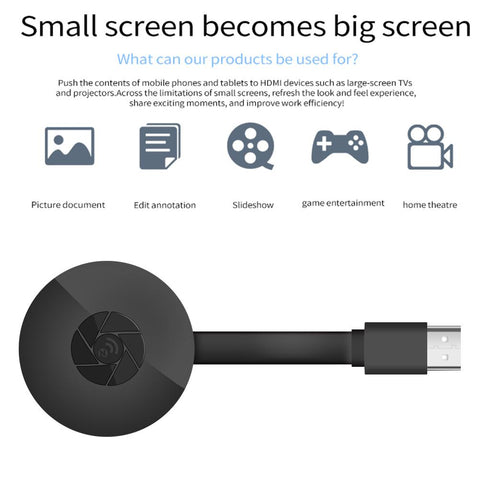 4K HDMI-compatible  Wireless Display Receiver Mobile Screen WiFi Wireless -CE01017-Veeddydropshipping