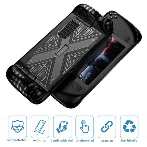 TPU Protective Case Fit for Valve Steam Deck Shockproof Anti-drop Anti Slip Game -CE01465-Veeddydropshipping