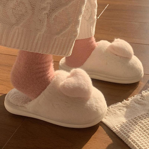 Warm Home Slippers Plush Indoor Household Slides-BS01218-Veeddydropshipping