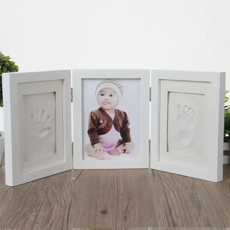 Newborns Photo Frame Baby Molds Handprint Footprint 3D Diy Soft Clay-TB00776-Veeddydropshipping
