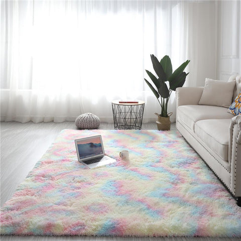 Room Decoration Fluffy Rug Thick Bedroom Carpets-HA00456-Veeddydropshipping