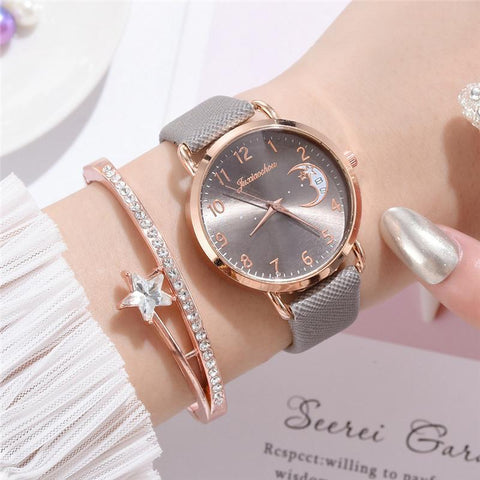 Women Fashion White Watch Quartz Wristwatches Clock-JW00953-Veeddydropshipping