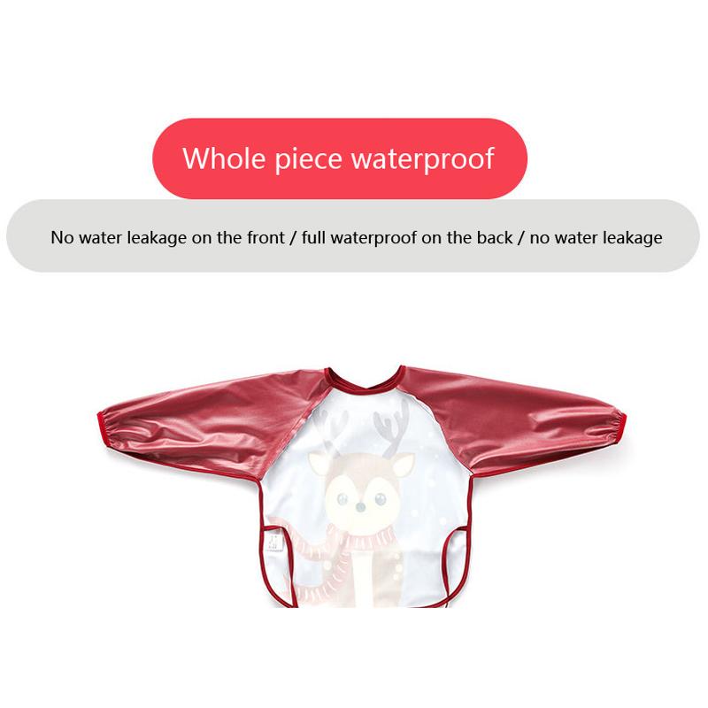 Cute Cartoon Baby Bibs Waterproof Infant Eating Bib with Pocket Children-Veeddydropshipping-5