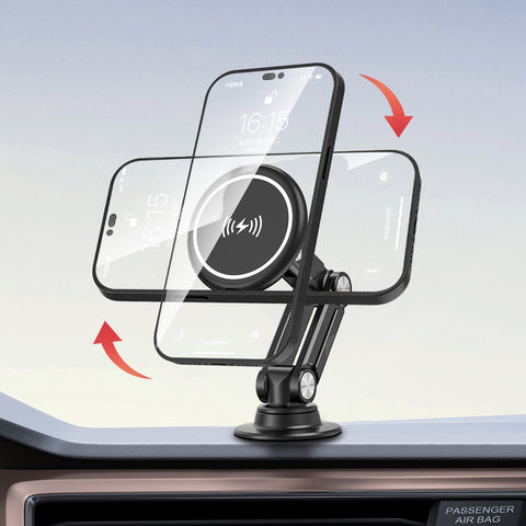 Phone Car Holder Magnetic Wireless Charging Stand Cellphone Mobile Phone Support-PA00600-Veeddydropshipping