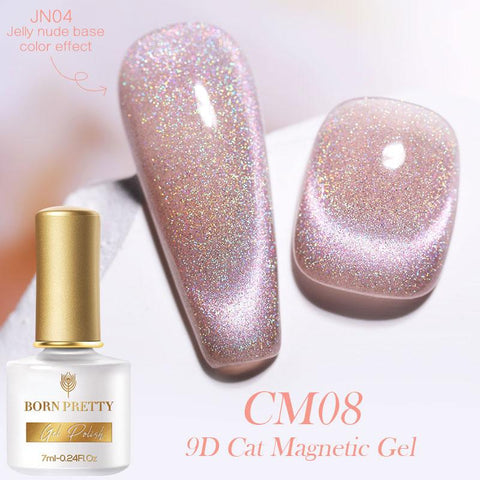 7ml 9D Laser Cat Magnetic Gel Nail Gel Pink Magnetic -BH00997-Veeddydropshipping