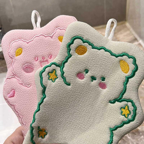 Cartoon Shower Thicken Bath Magic Peeling Glove-HA00570-Veeddydropshipping
